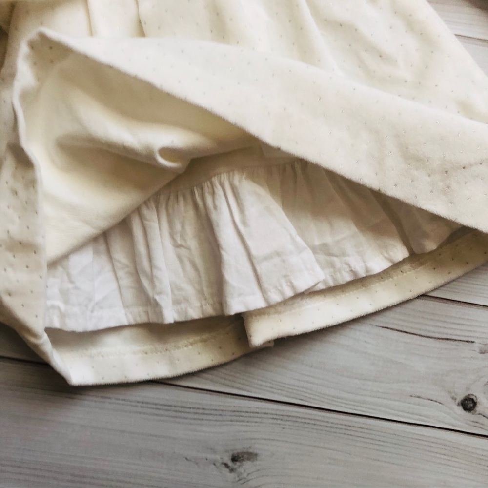 Mayoral Silver Sparkle Winter White Dress Newborn - Picture 6 of 7